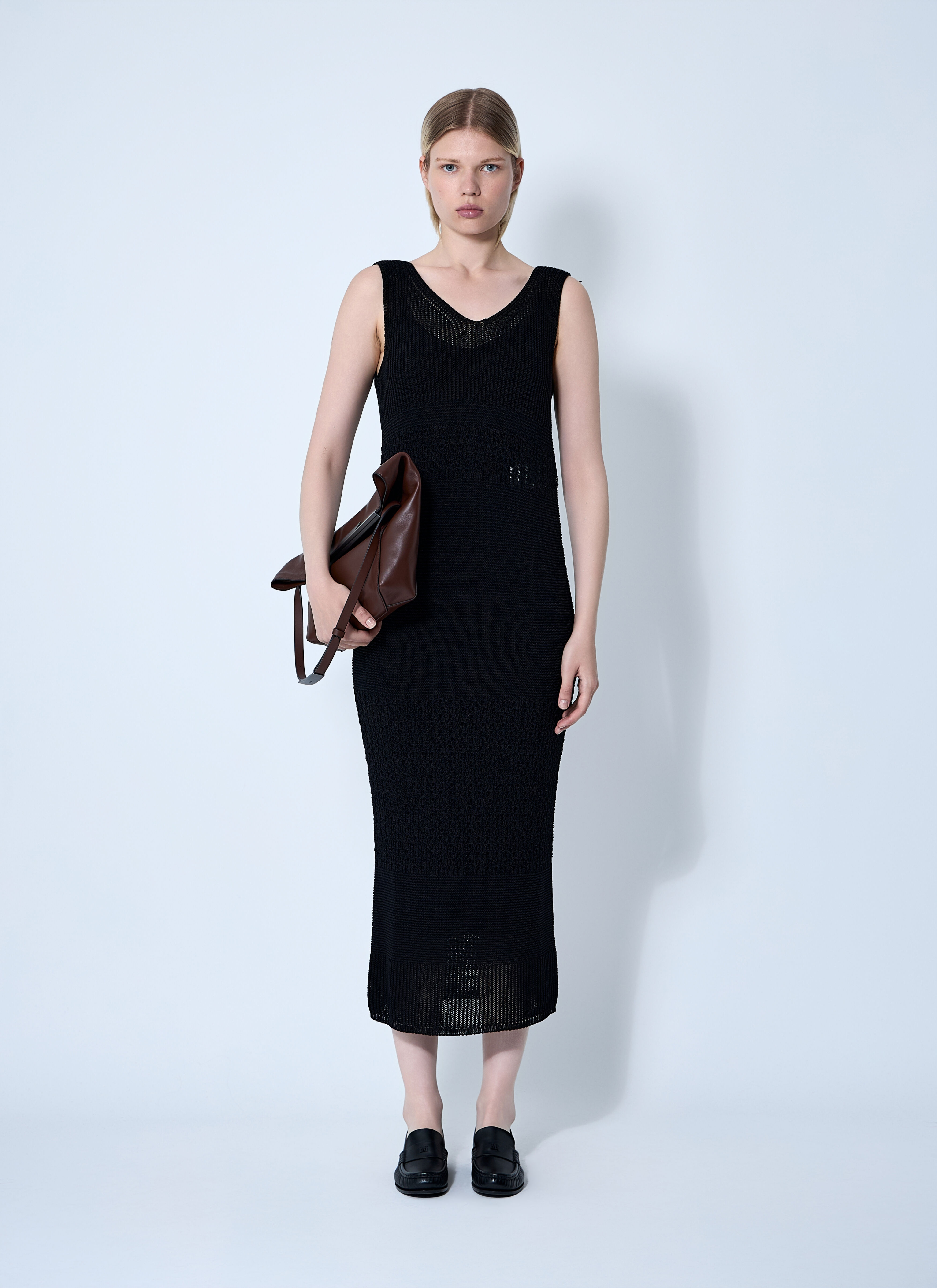 Valois Crochet Midi Dress - 2