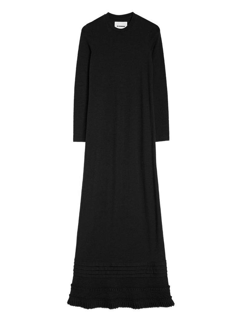 ruffle-detail maxi dress 1