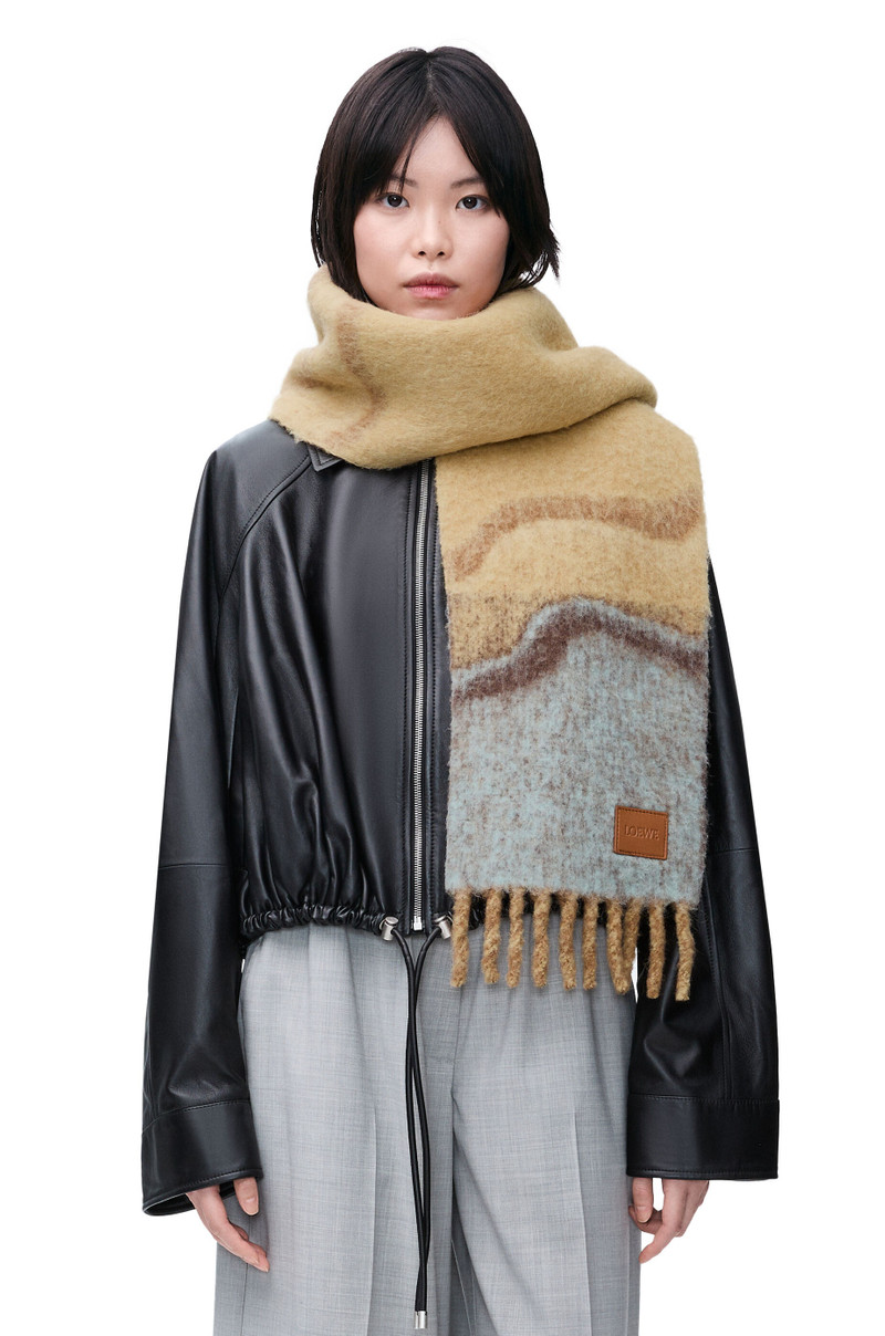 Loewe Scarf in alpaca and wool blend outlook