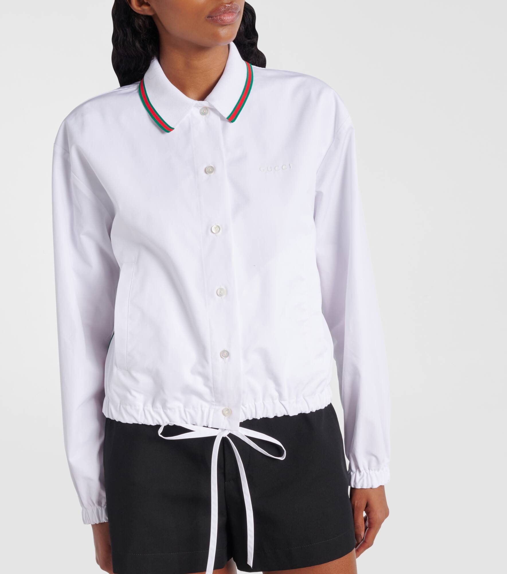 Web Stripe cotton poplin shirt - 4