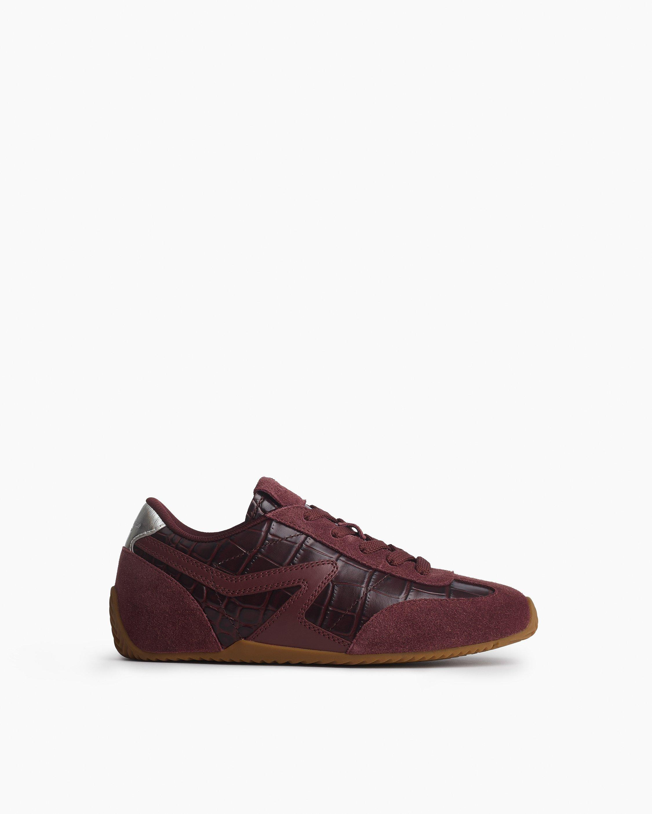 Ultra Slim Retro Runner Sneakers
Embossed Leather & Suede - 1