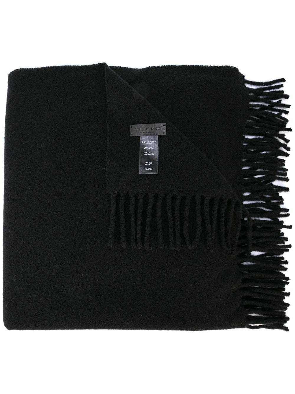 large fringed scarf - 1