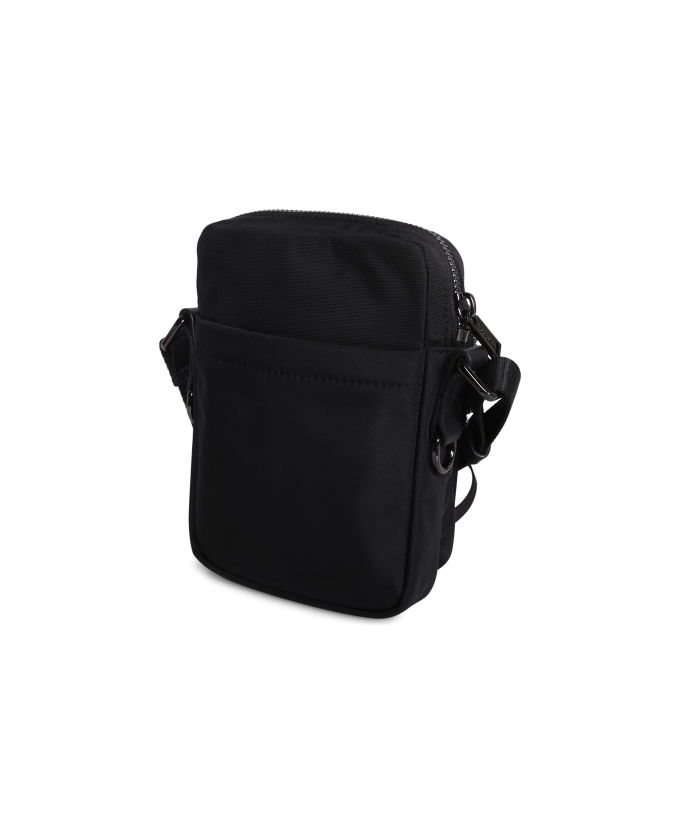 Black Canvas Urban Crossbody Bag - 2