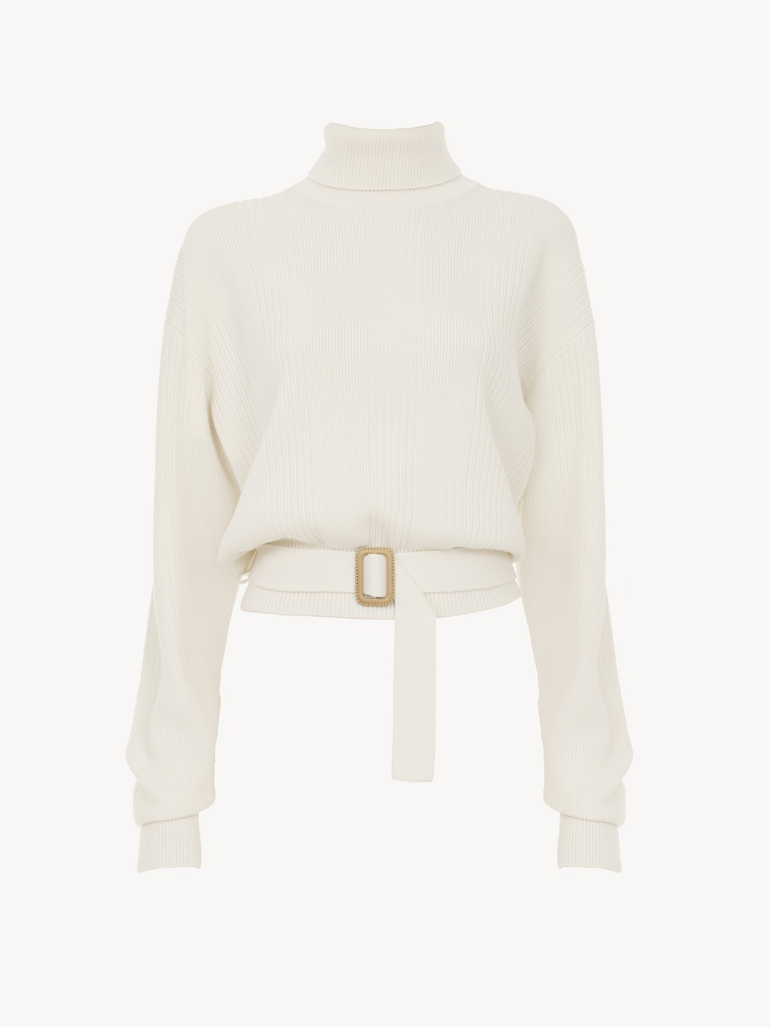 TURTLENECK SWEATER IN WOOL KNIT - 2