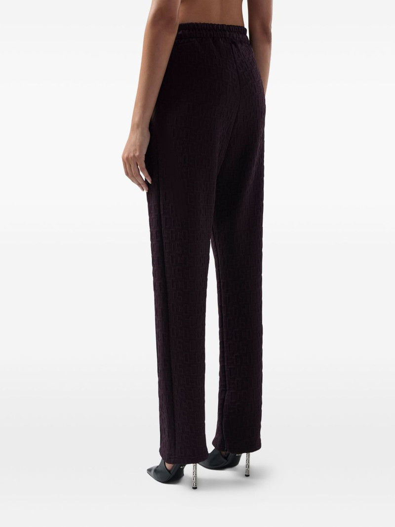 monogram-jogger straight trousers 4
