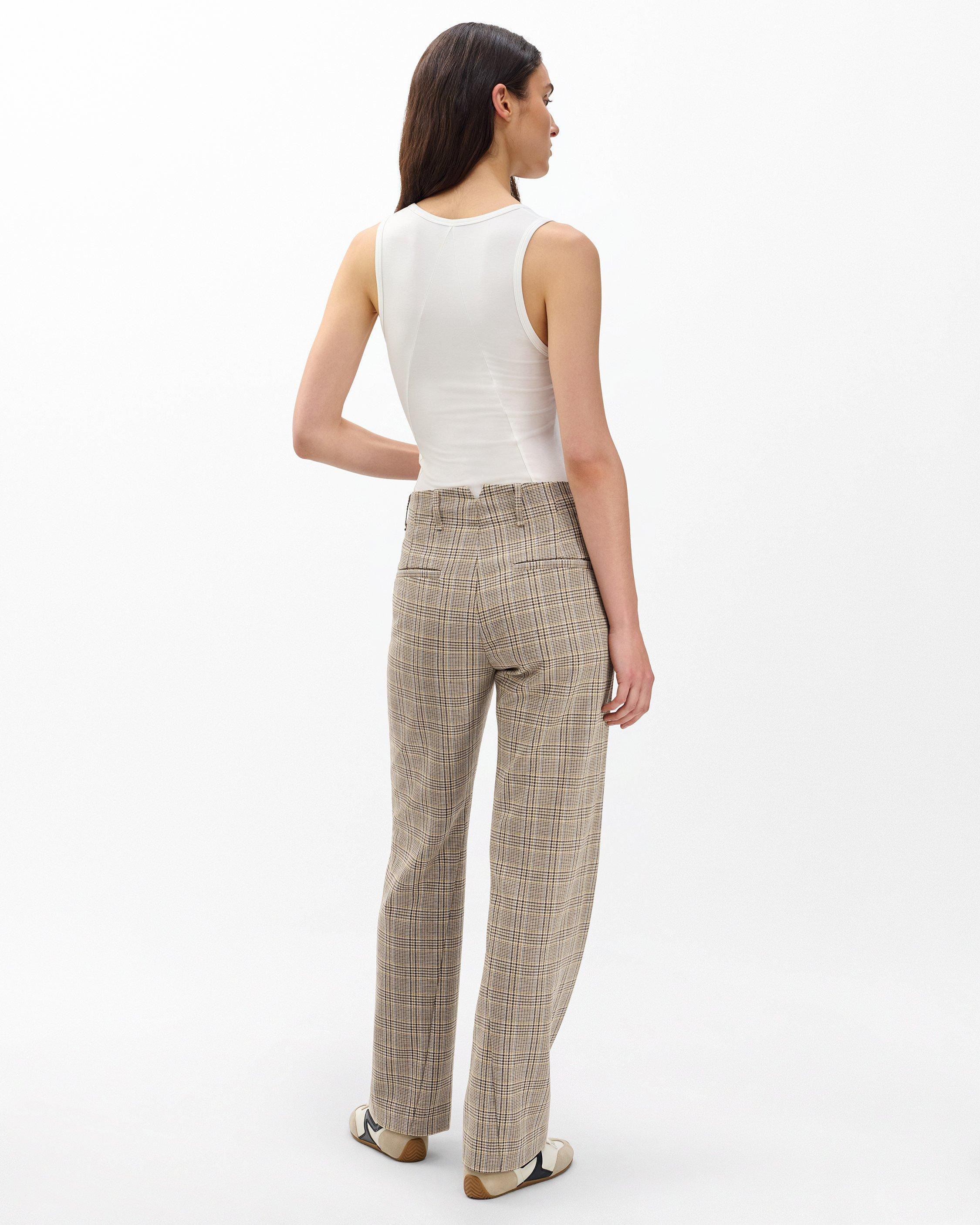 Shea Plaid Pants - 6