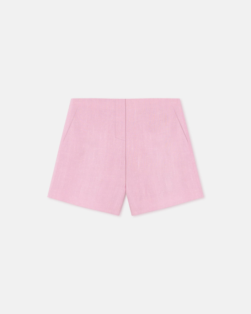 Silk Viscose Tweed Shorts 1