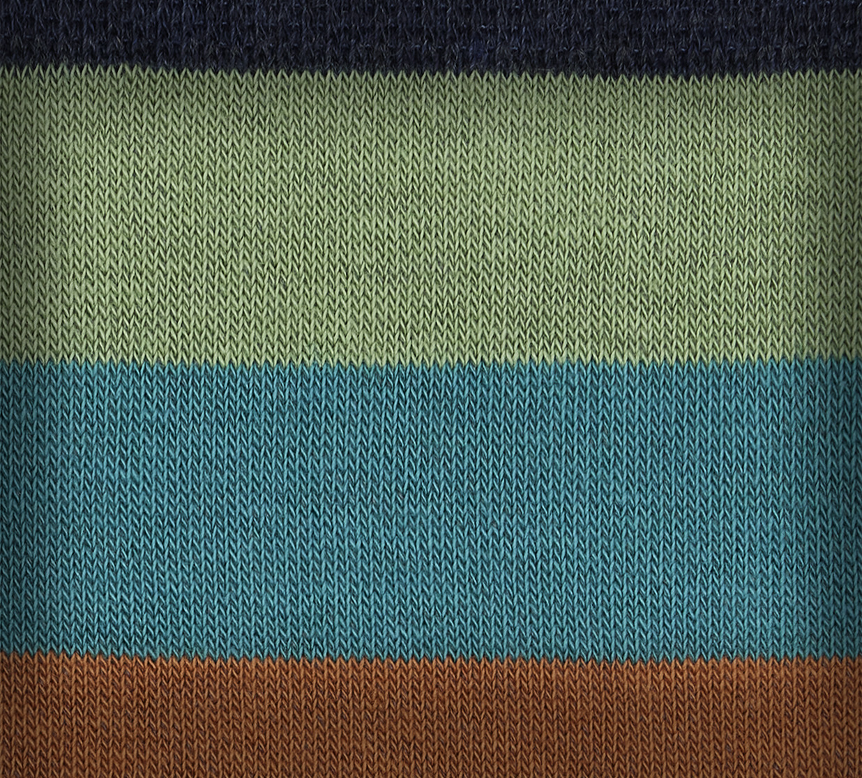 Cotton-Blend Multicolour Stripe Socks - 4