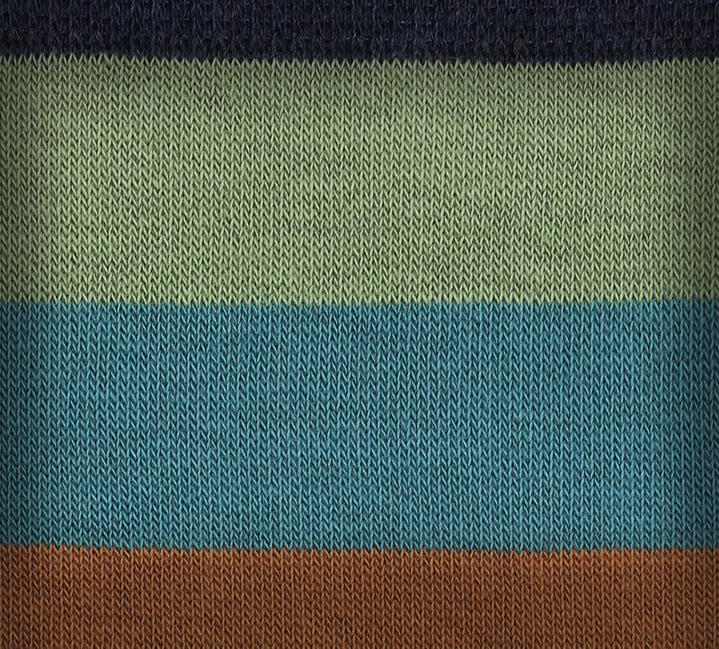 Cotton-Blend Multicolour Stripe Socks 4
