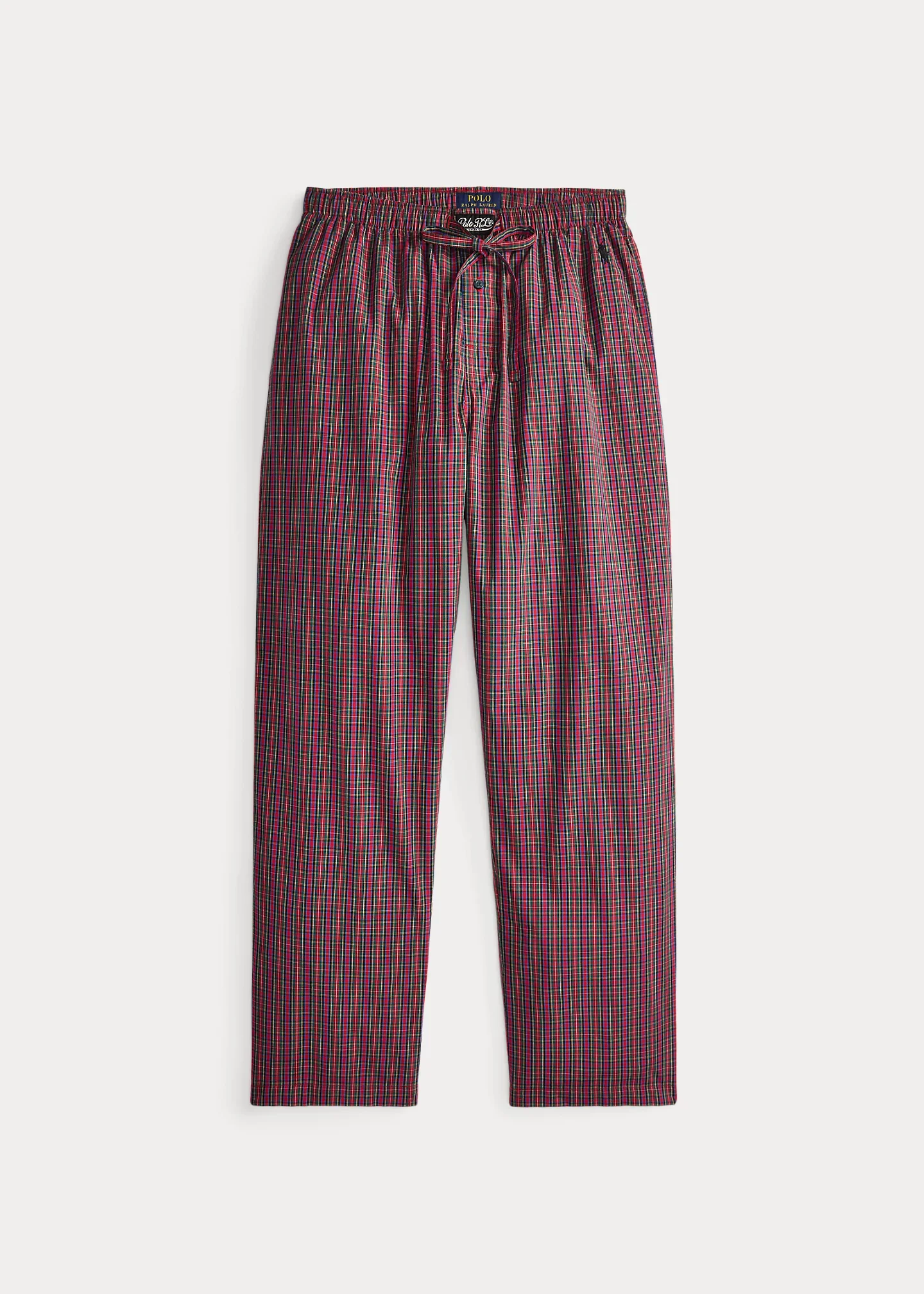 Plaid Cotton Pajama Pant - 1