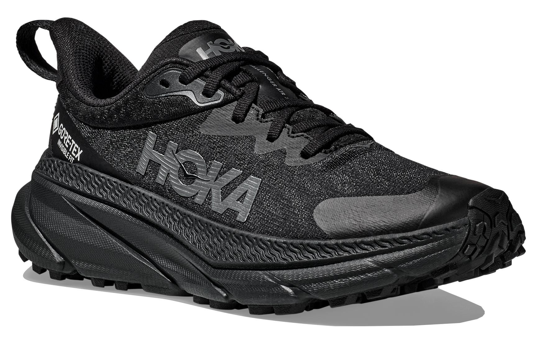 (WMNS) HOKA ONE ONE Challenger ATR 7 GORE-TEX 'Triple Black' 1134502-BBLC - 5