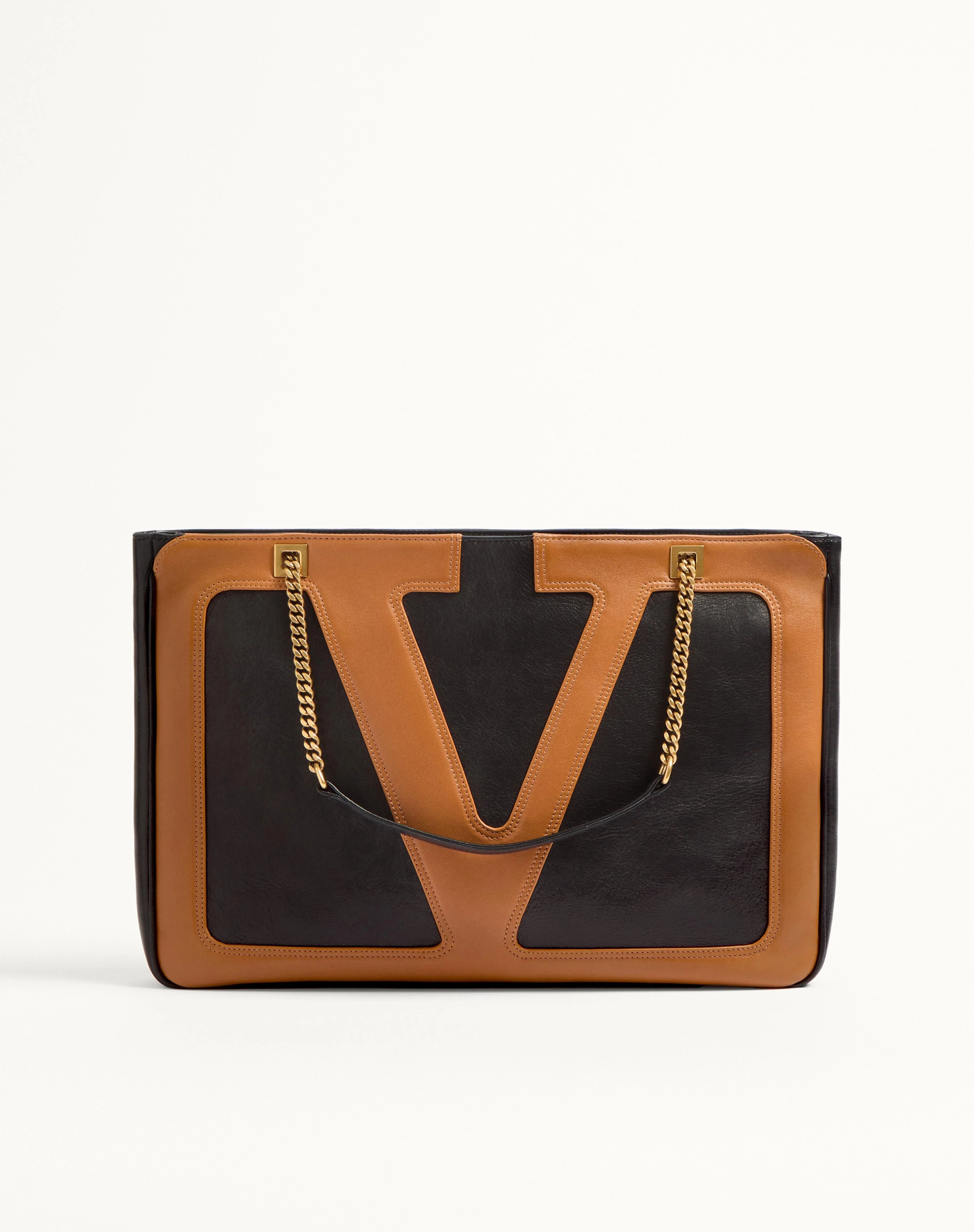 VALENTINO GARAVANI VIVA SUPERSTAR MEDIUM NAPPA LEATHER SHOPPING BAG - 1