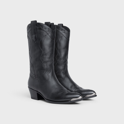 CELINE CELINE HIGH WESTERN BOOTS WITH METAL TOE in Calfskin outlook