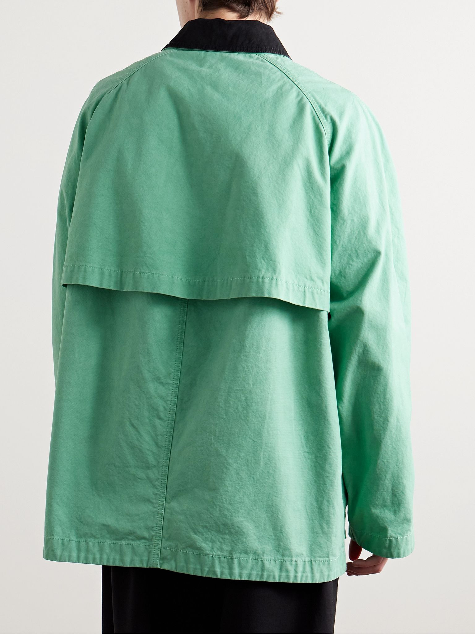Diano Cotton-Canvas Jacket Bright green - 3