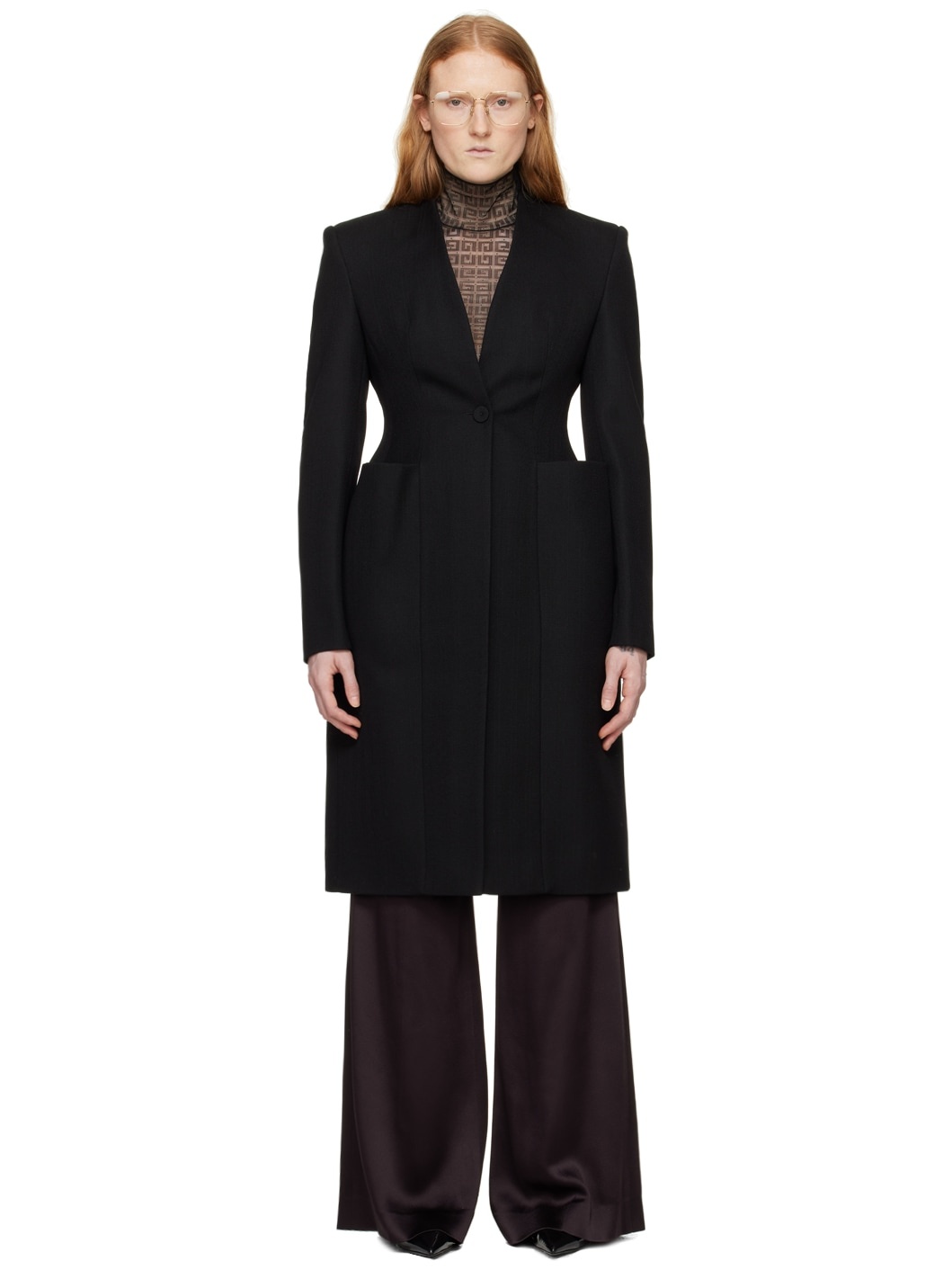 Black Hourglass Coat - 1
