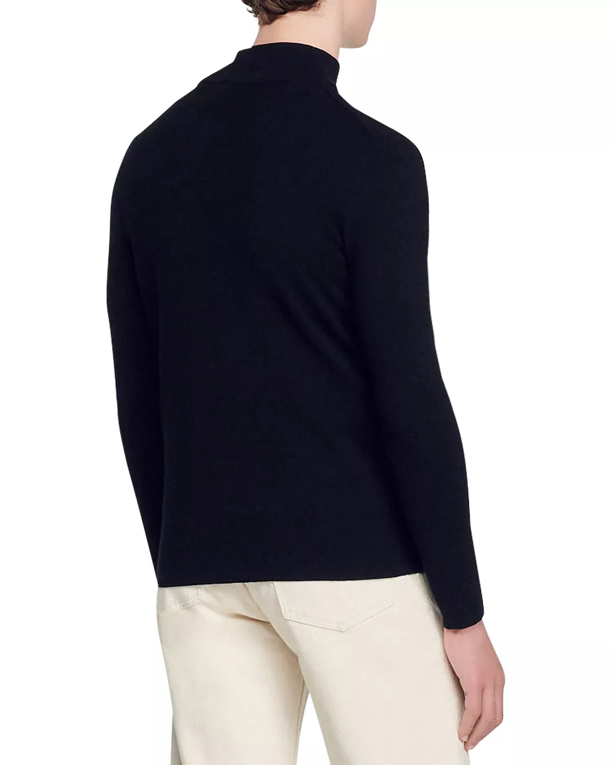 Wool Half Zip Sweater - 2
