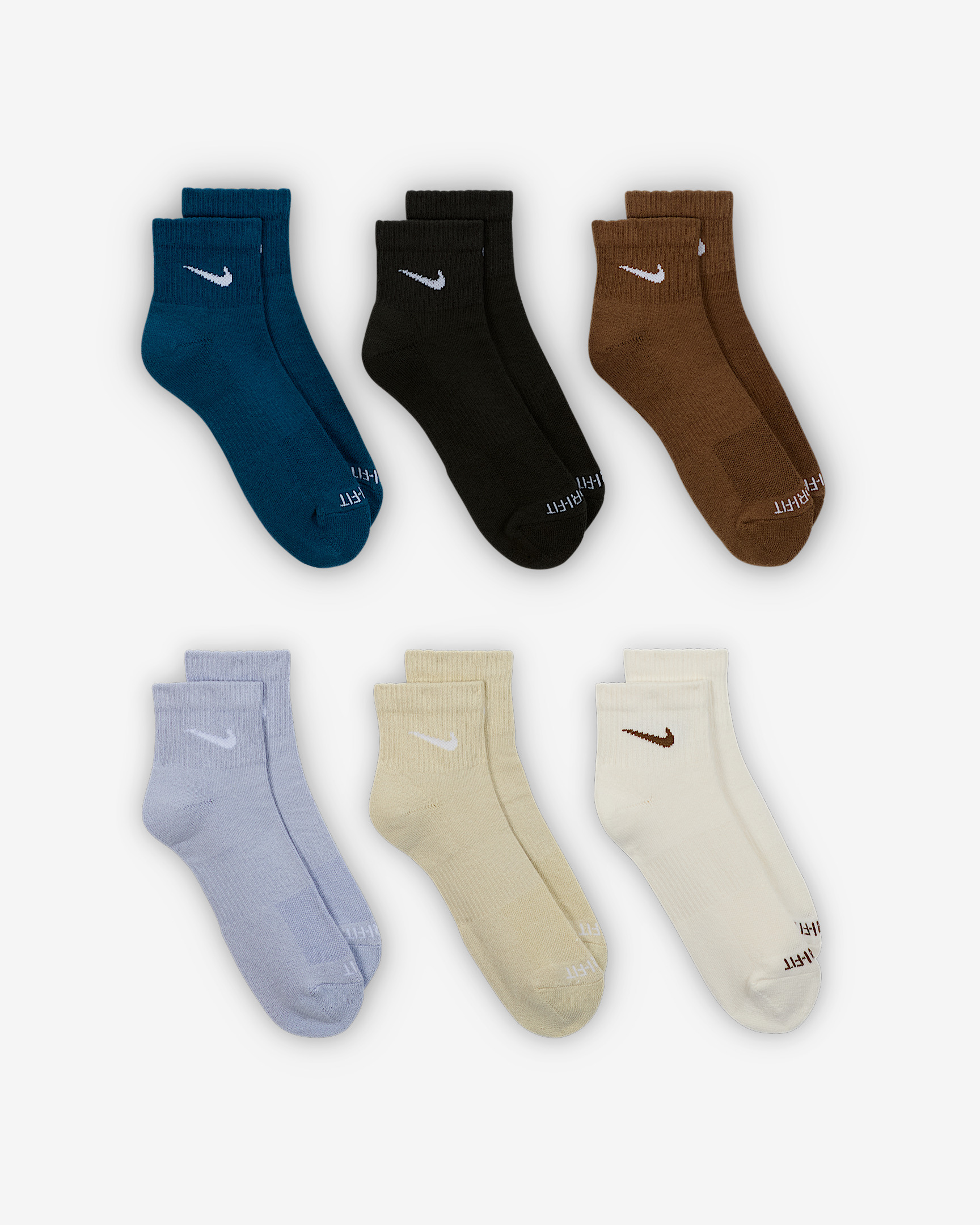 Nike Everyday Plus Cushioned Training Ankle Socks (6 Pairs) - 3