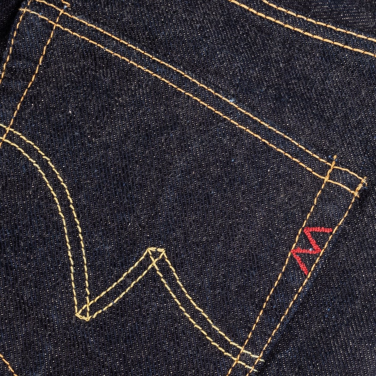 IH-777S-19L 19oz Left Hand Twill Selvedge Denim Slim Tapered Cut Jeans - Indigo - 16
