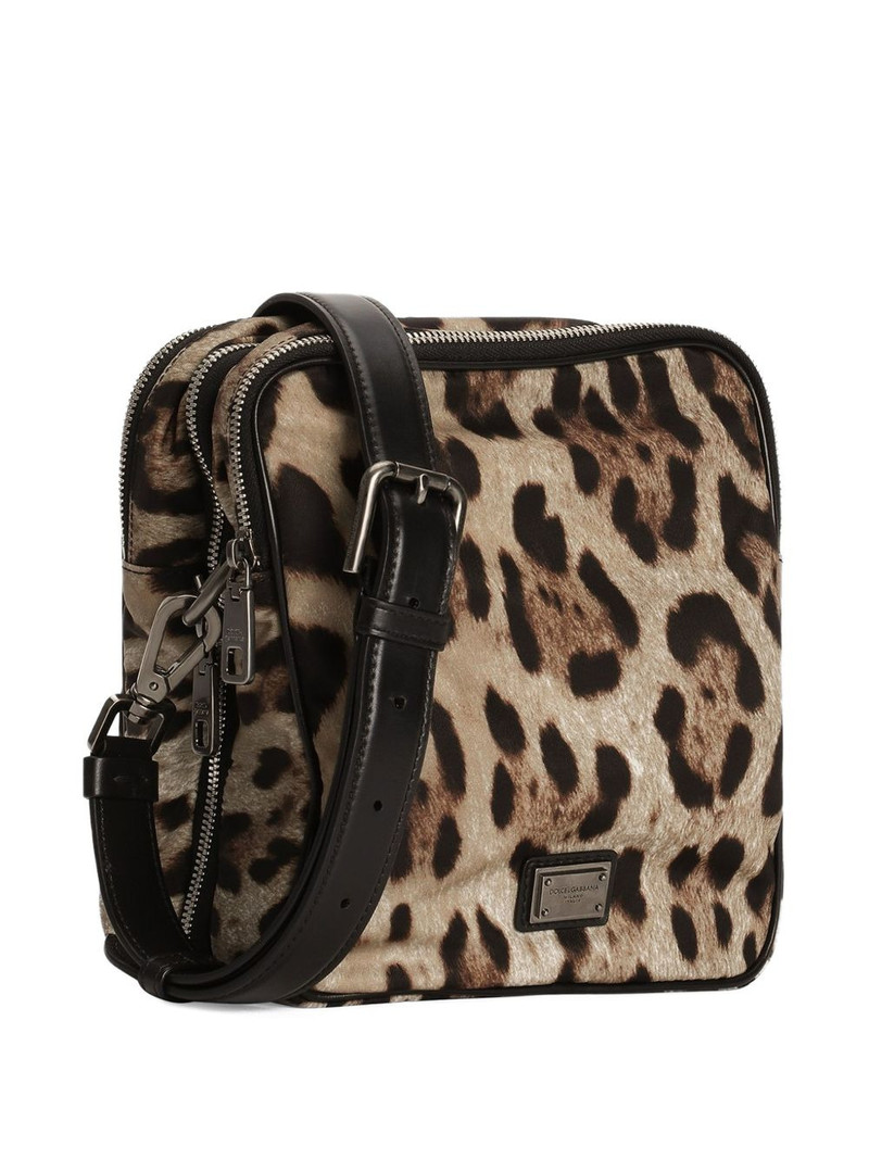 Dolce & Gabbana leopard-print shoulder bag outlook