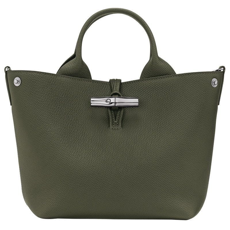 Le Roseau S Handbag Fir - Leather 5