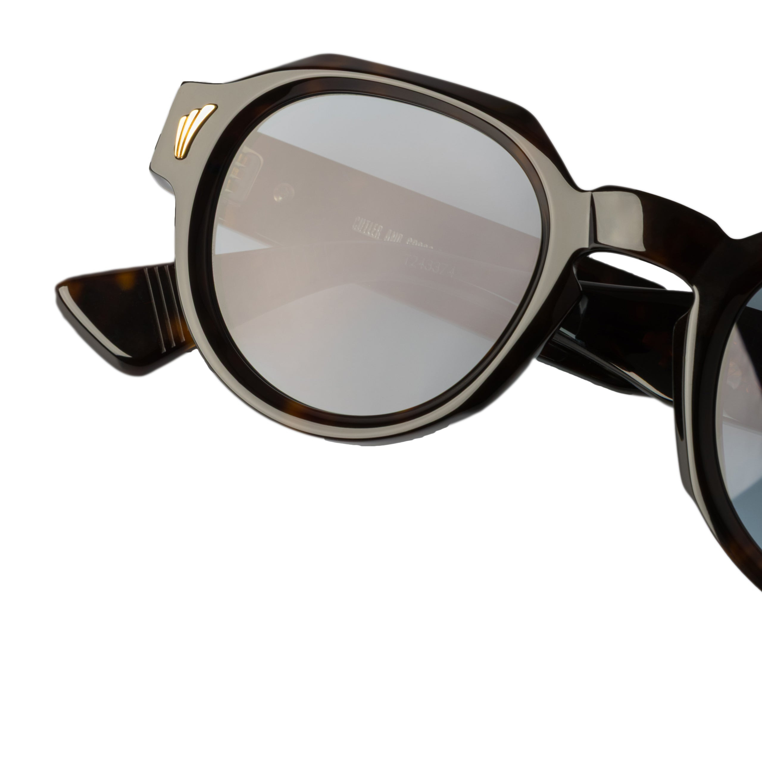 PALACE CUTLER AND GROSS VICTORY ROUND SUNGLASSES HAVANA - 4