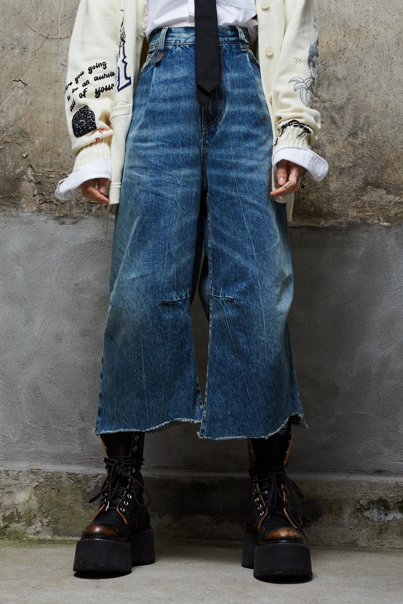 CROPPED WIDELEG JEAN - DIRTY KELLY - 2
