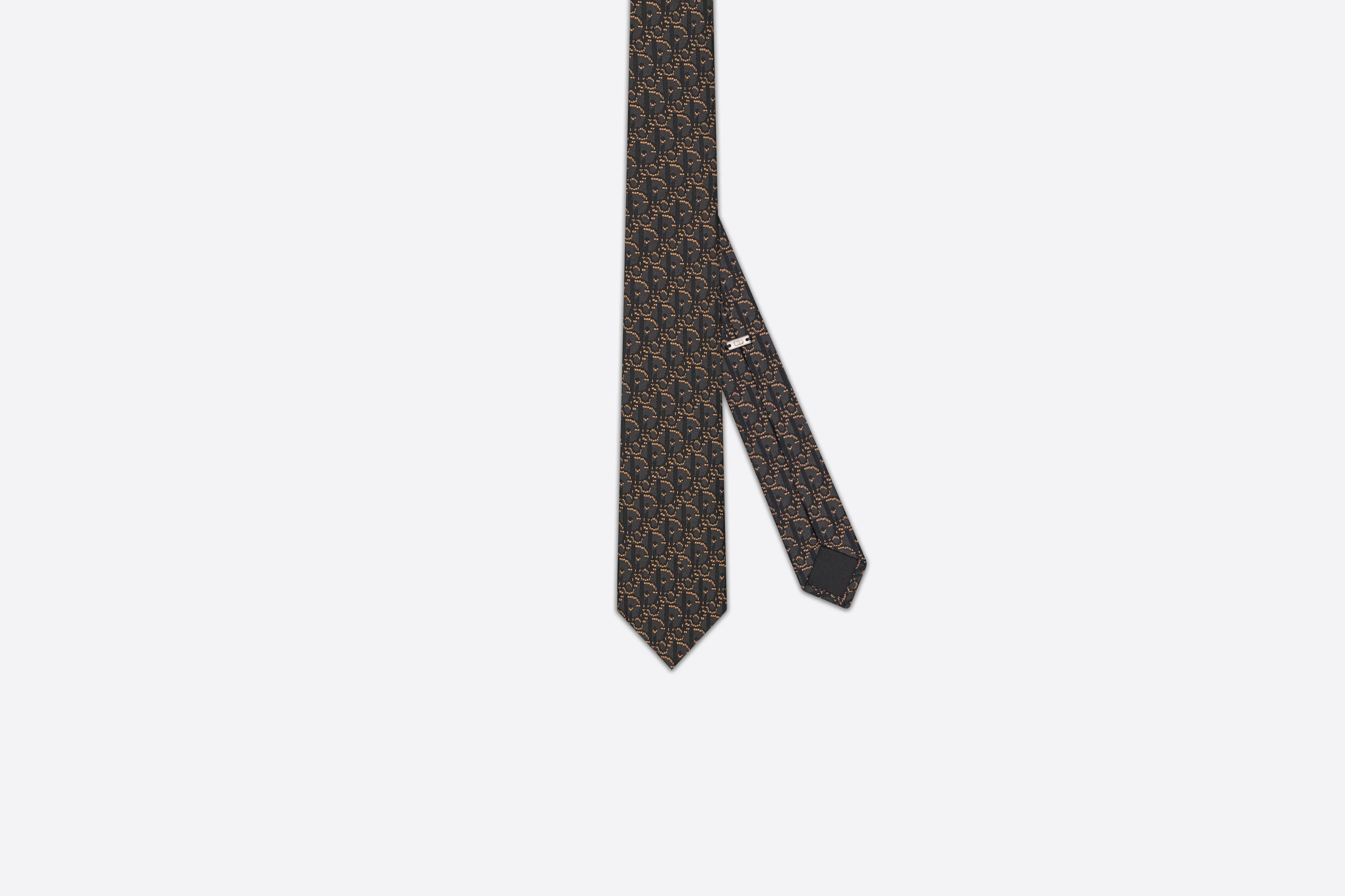 Dior Oblique Pixel Tie - 1