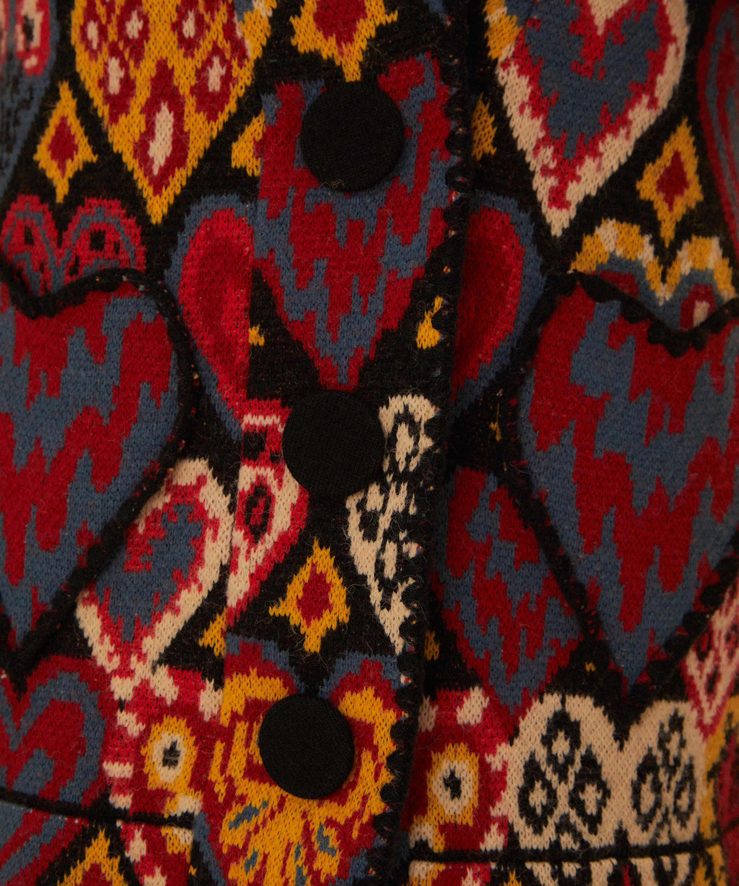 Hearts Ikat Knit Blazer - 3