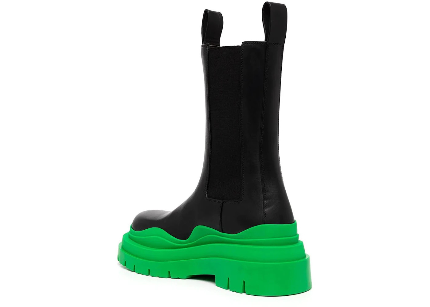 Bottega Veneta Tire Boots Black Green - 3