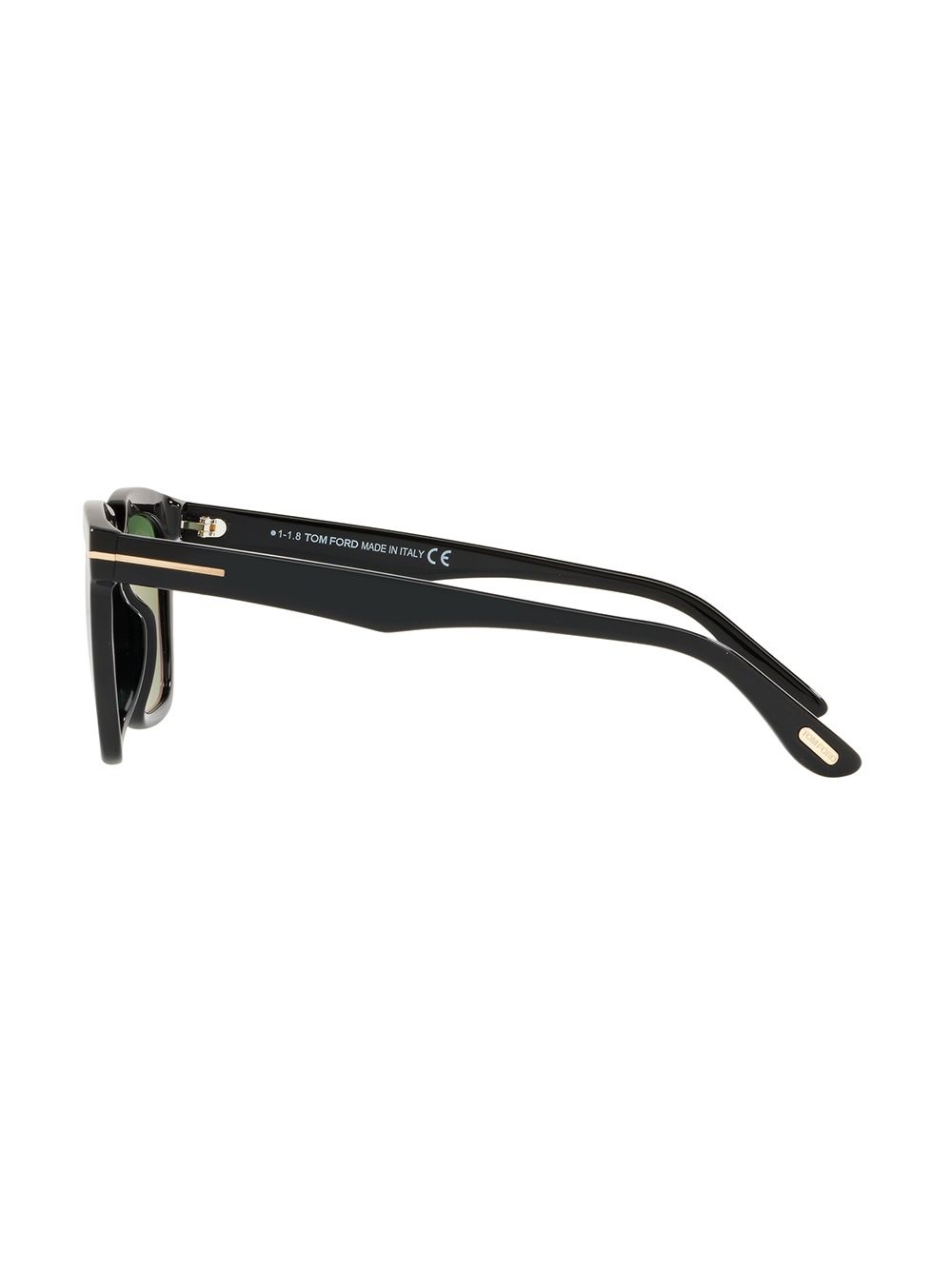 square-frame tinted-lens sunglasses - 3