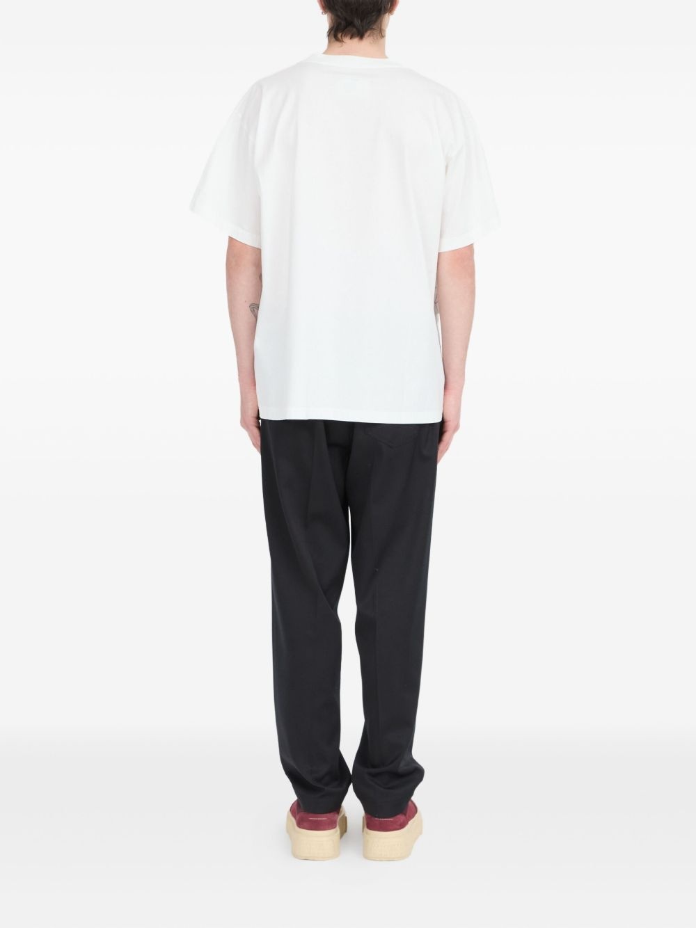 fragmented wings graphic T-shirt - 6