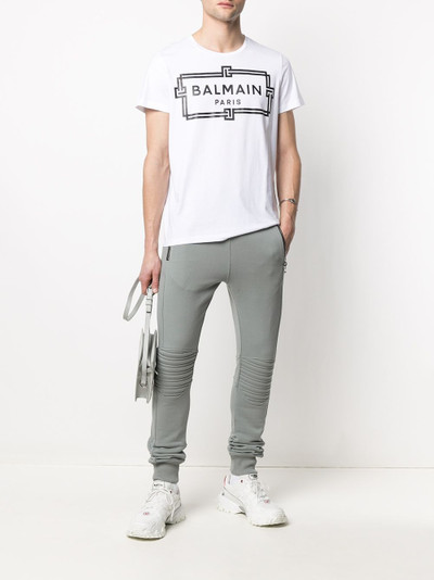 Balmain logo-print short-sleeve T-shirt outlook