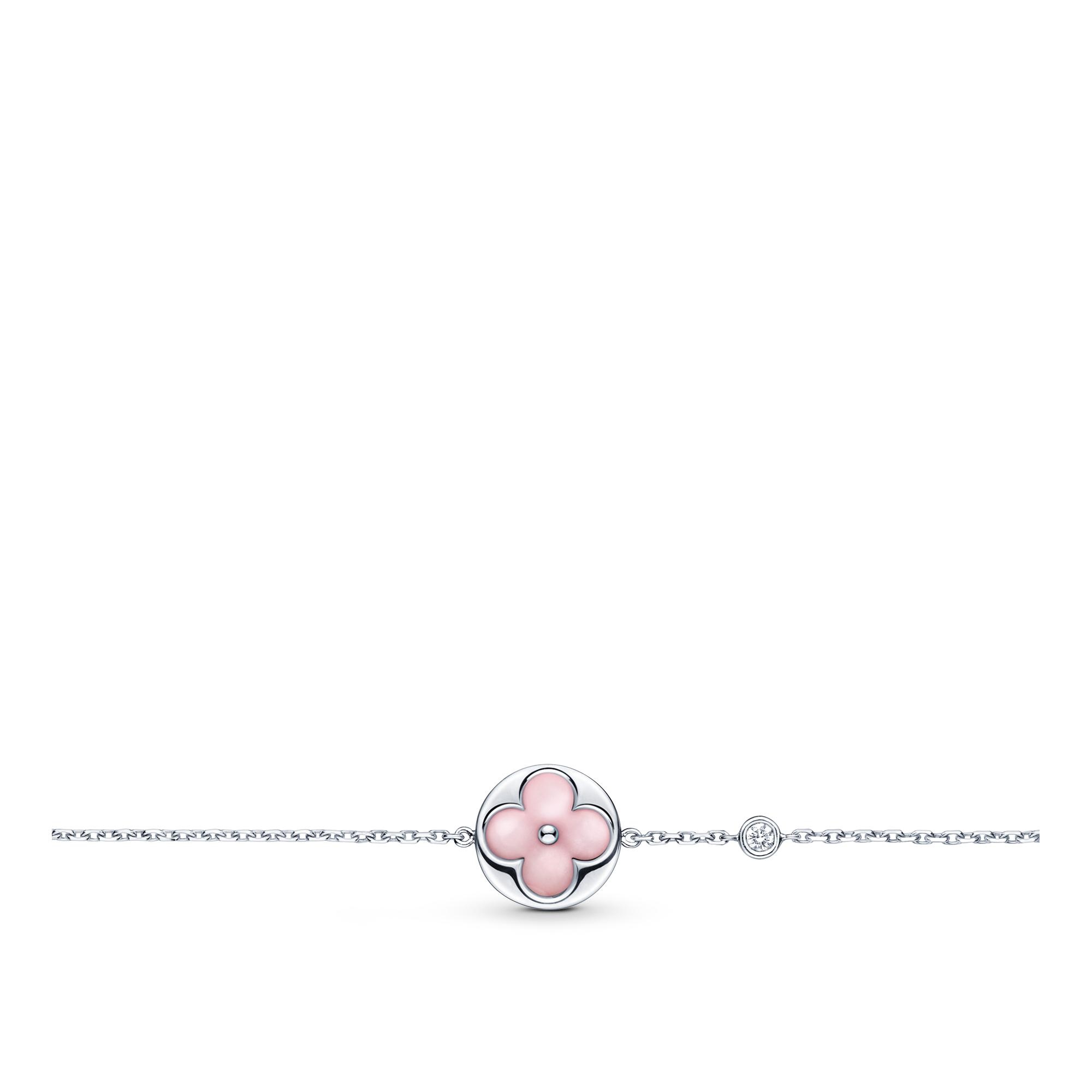 Color Blossom Bb Sun Bracelet,  White Gold, Pink Opal And Diamond - 1