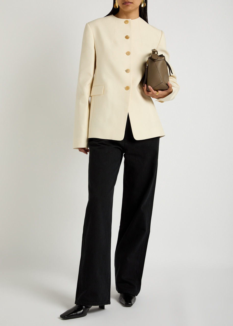 Khaite Jameson Wool-blend Jacket - 4