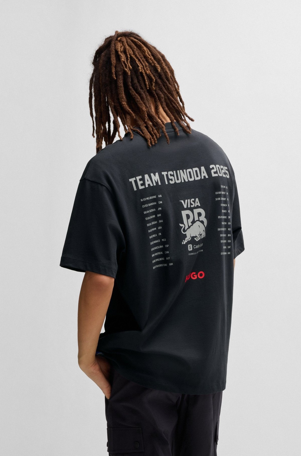 HUGO X VCARB FANWEAR T-SHIRT WITH YUKI TSUNODA PHOTO ARTWORK - 5
