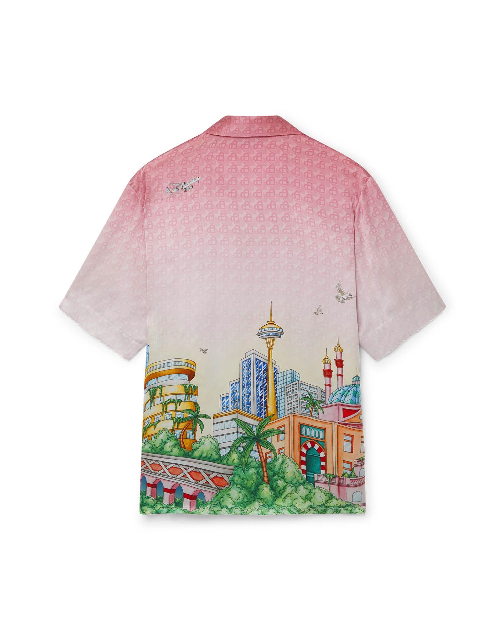 Morning City View Silk Shirt - 6