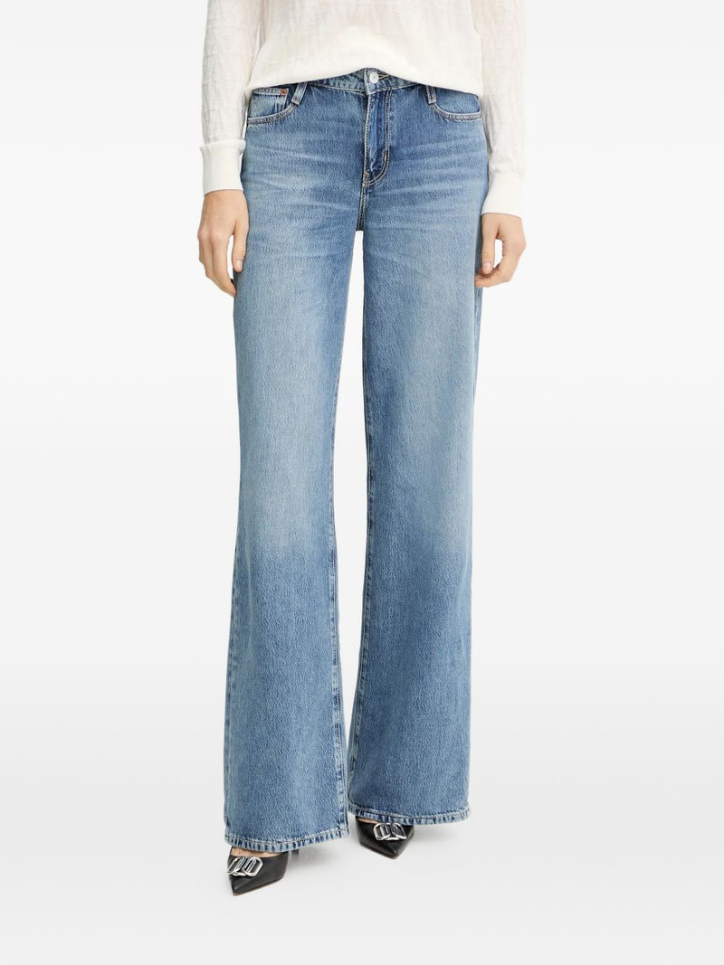 triangle-logo jeans 1
