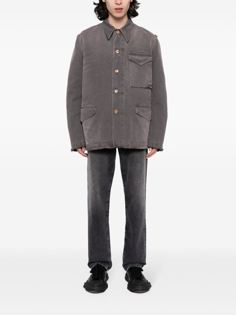 Marni padded denim shirt jacket outlook