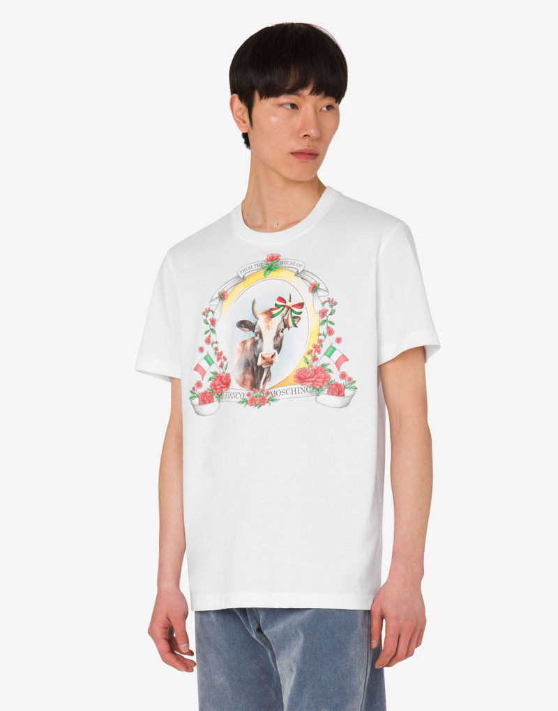 Moschino ORGANIC COTTON JERSEY T-SHIRT ARCHIVE outlook