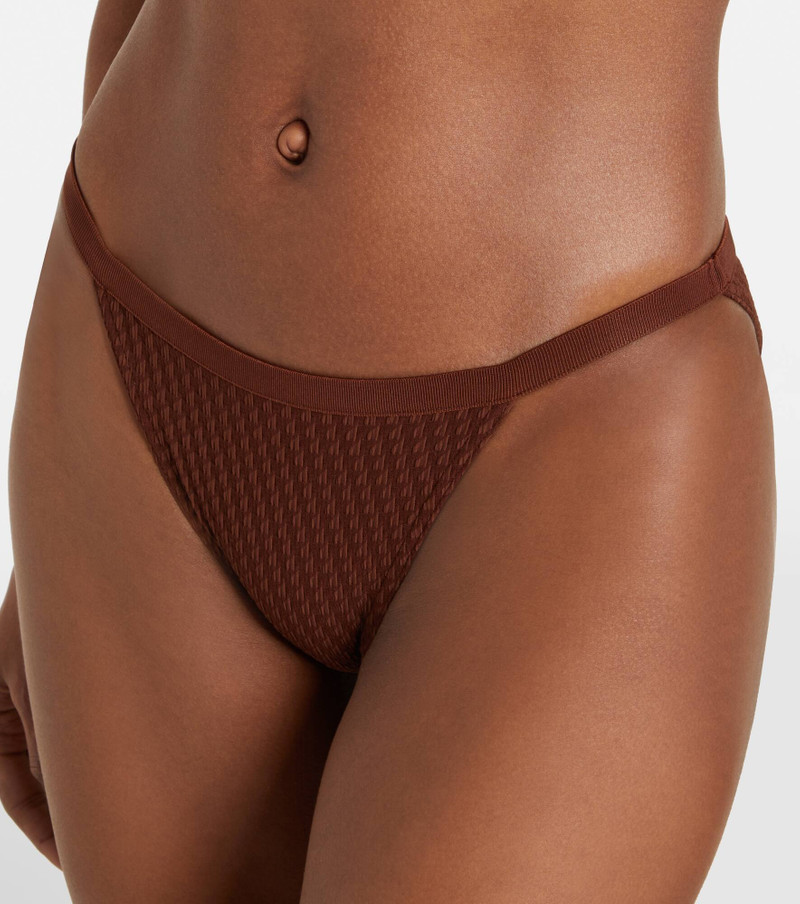 Look jacquard bikini bottoms 4