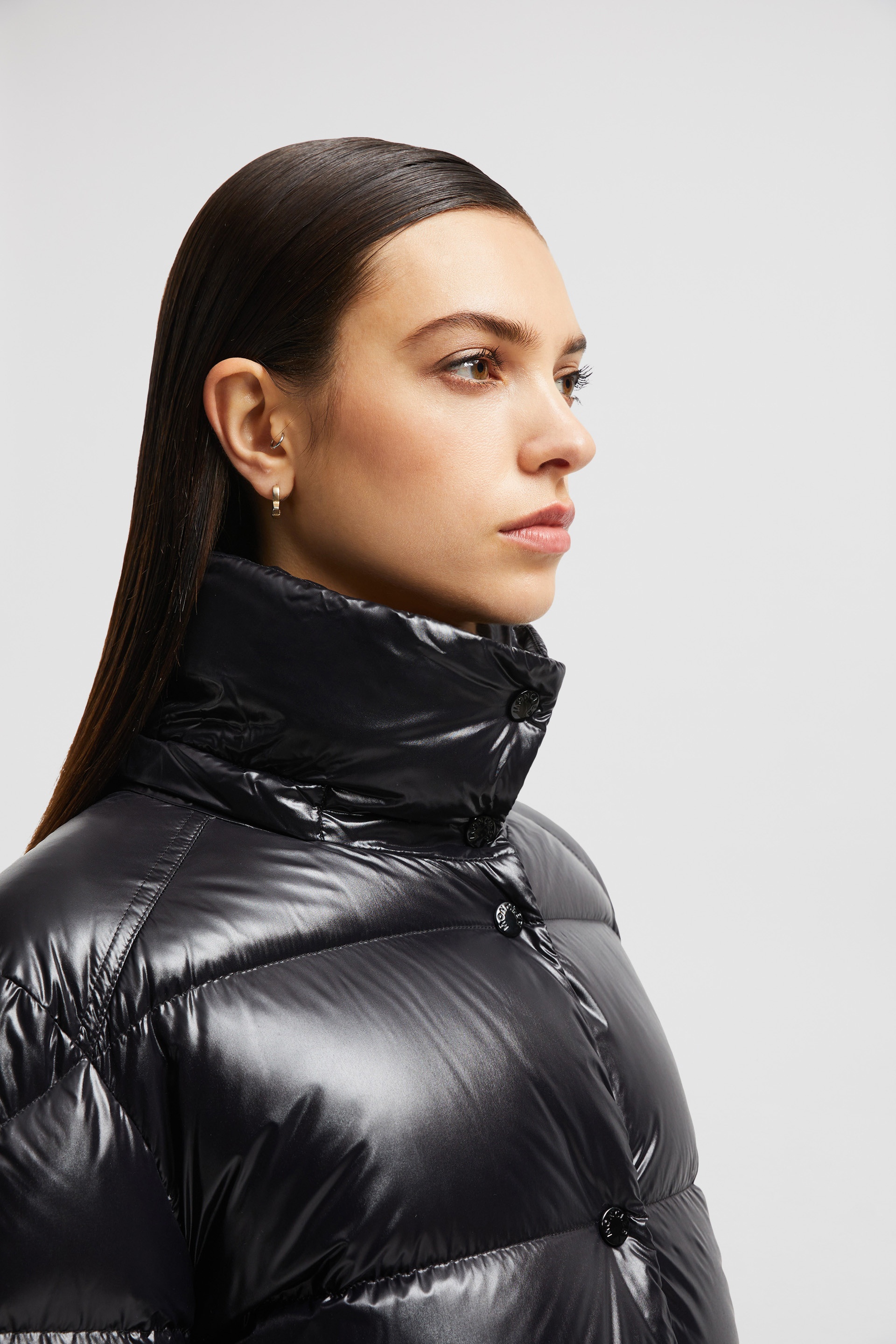 Moncler Cavettaz Long Down Jacket | REVERSIBLE