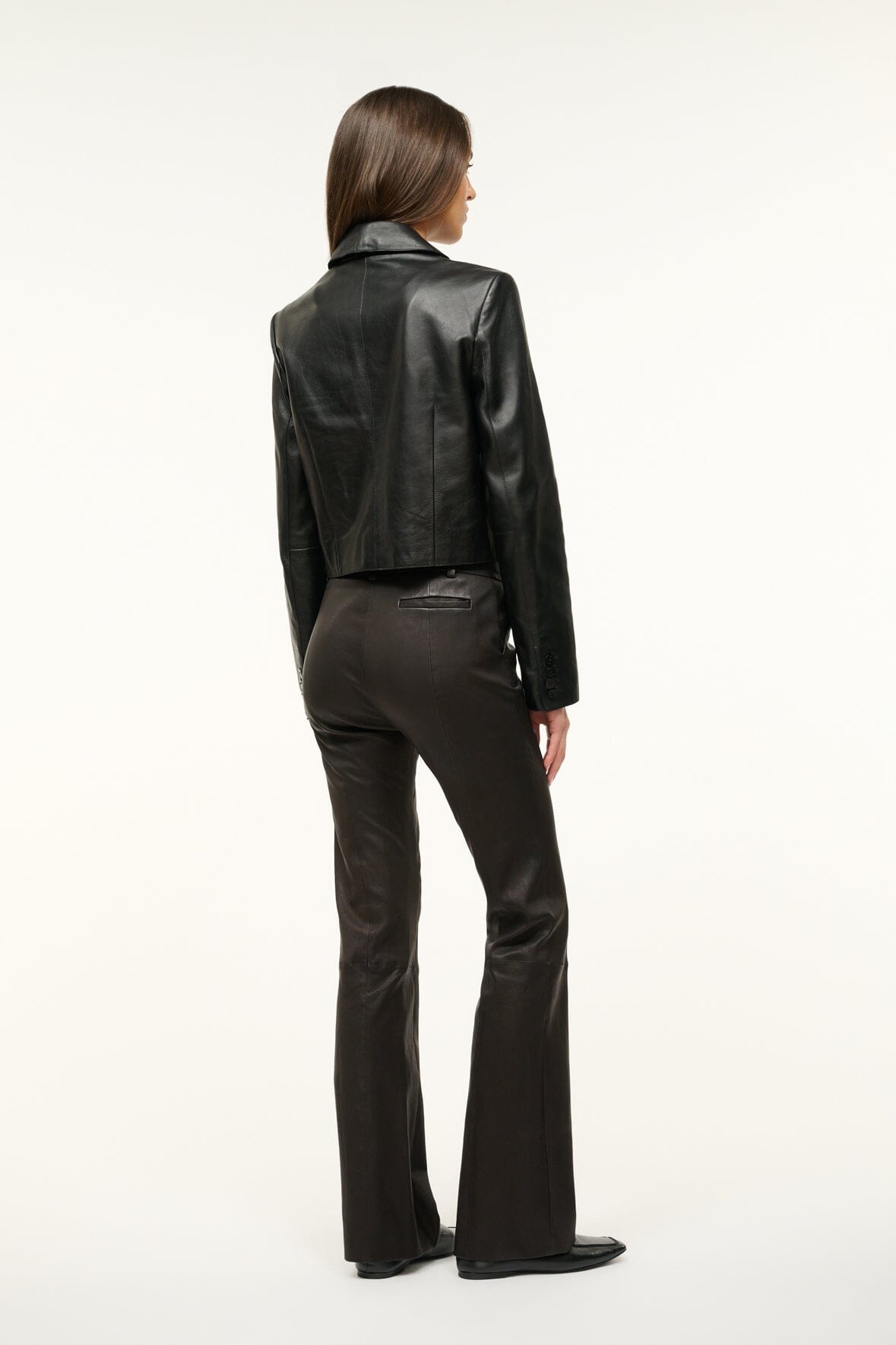 STAUD LEATHER MARINO JACKET BLACK - 5