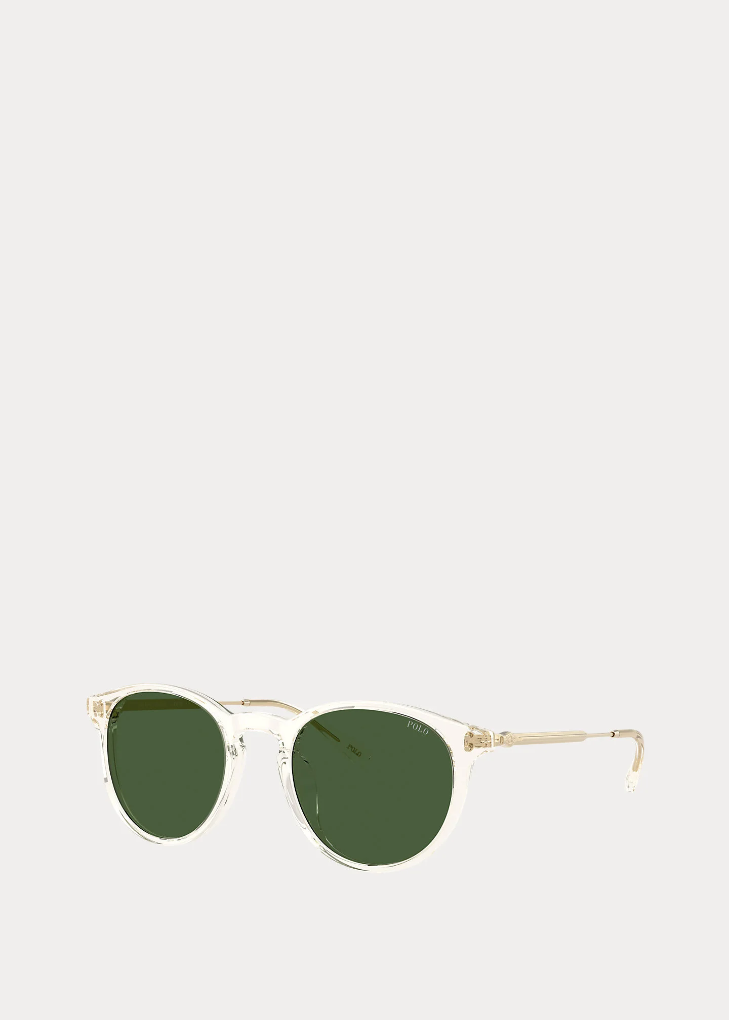 Pen-Temple Round Sunglasses - 1