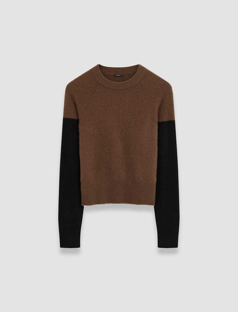 Brushed Cashmere Round Neck Jumper 1