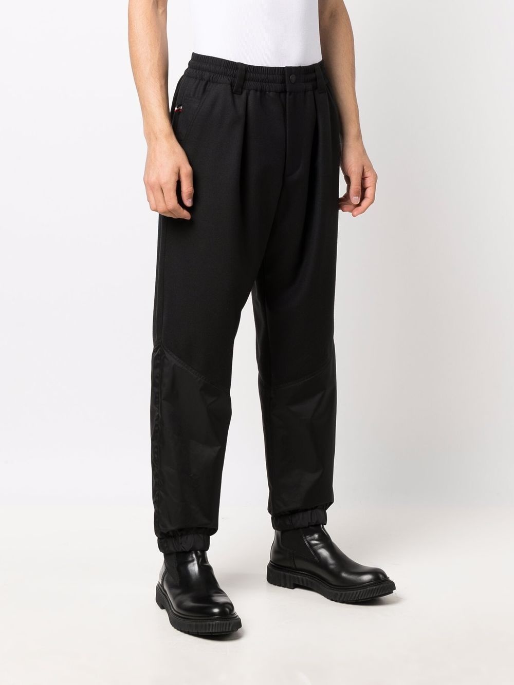 straight-leg wool trousers - 3