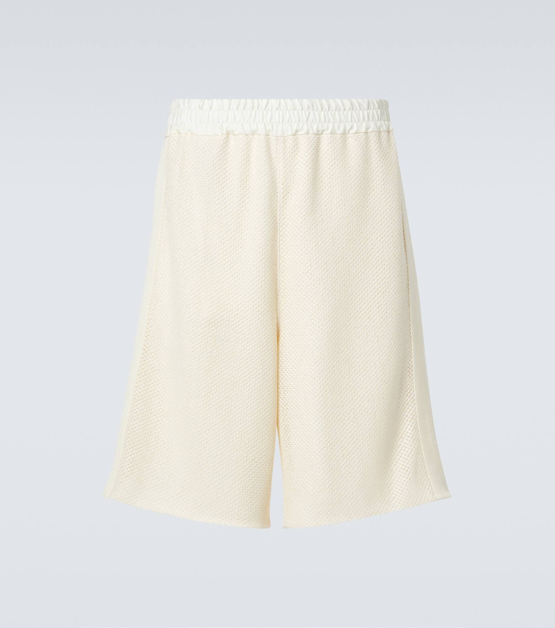 Cotton-blend shorts - 1