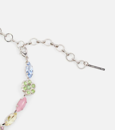 Alessandra Rich Crystal-embellished necklace outlook