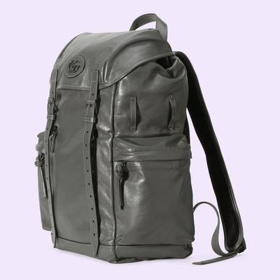 GUCCI Backpack with tonal Double G outlook