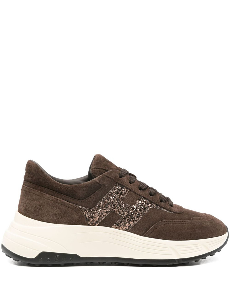 glitter logo trainers 1