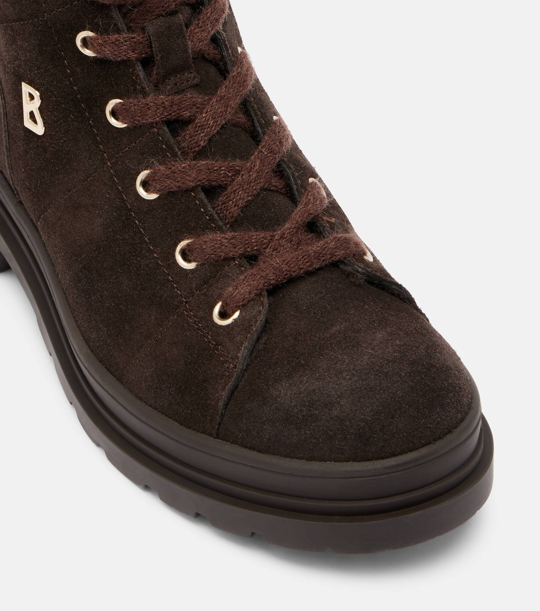 St. Moritz suede lace-up boots - 5